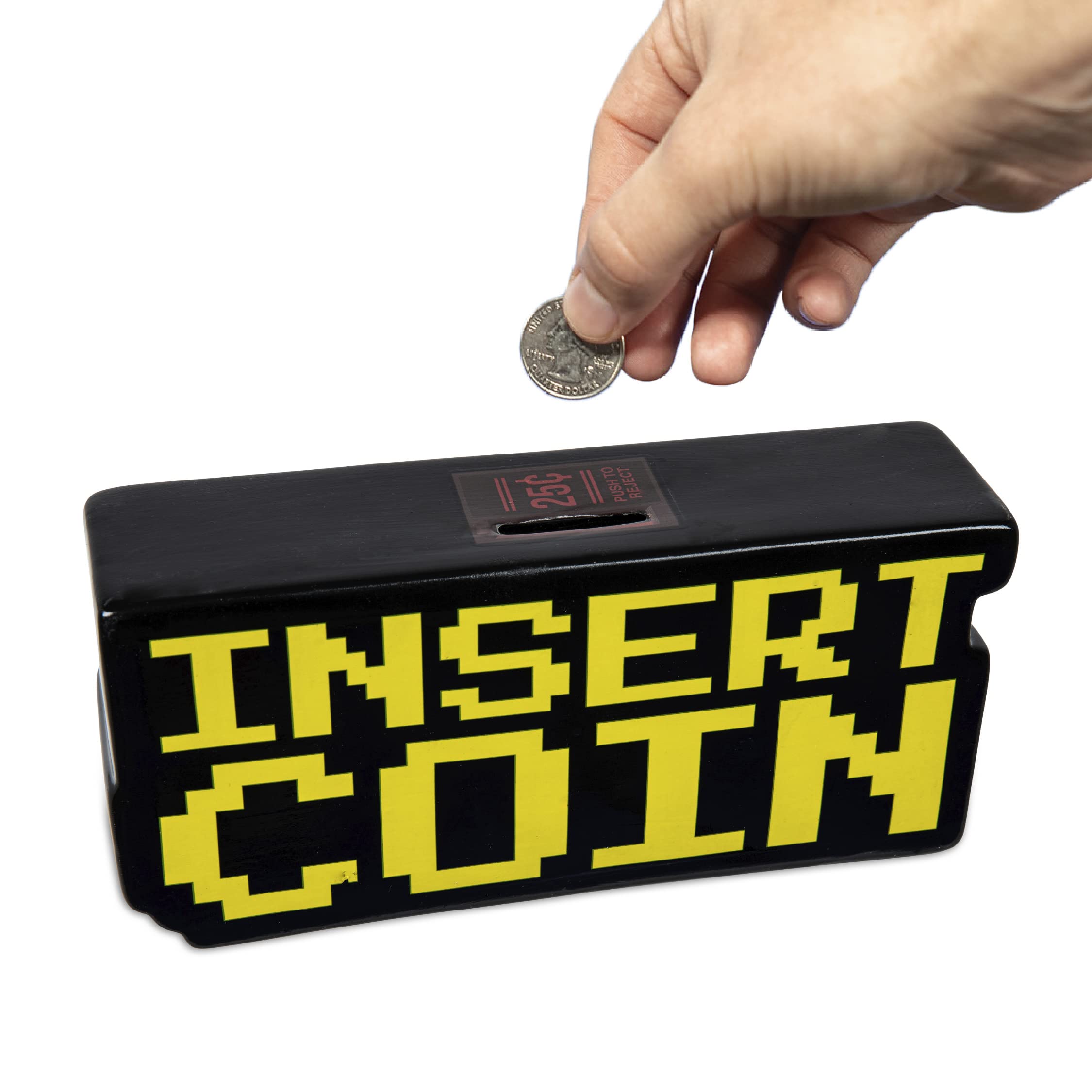Amazon.com : Retro Arcade Insert Coin Piggy Bank | Coin Bank Money